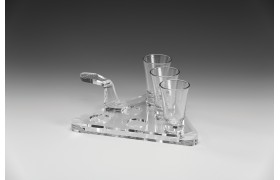 ZCP 874 AKRİLİK SHOT SERVİS 22*22 CM 