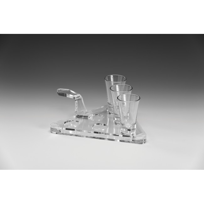 ZCP 874 AKRİLİK SHOT SERVİS 22*22 CM 