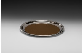 ZKC 917 ÇELİK KAYMAZ TEPSİ  R-40 CM 