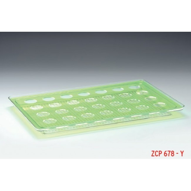 ZCP 678 – Y POLYCARBONAT TEPSİLİ SHOT SERVİSİ  28 Lİ 44 X 28 cm