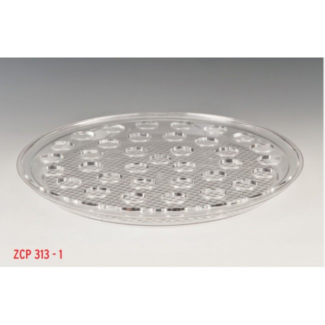 ZCP 313-1 POLYCARBONAT TEPSİLİ SHOT SERVİSİ 35'Lİ Ø 42 cm