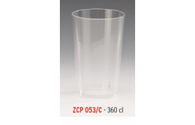 ZCP 053-C  POLCARBONAT ŞEFFAF BARDAK 360 cl