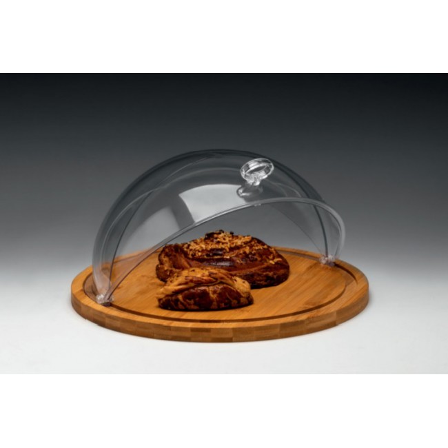 POLYCARBONAT ROLLTOP KAPAKLI FANUS / BAMBU ALTLI Ø 36 X H: 19 cm