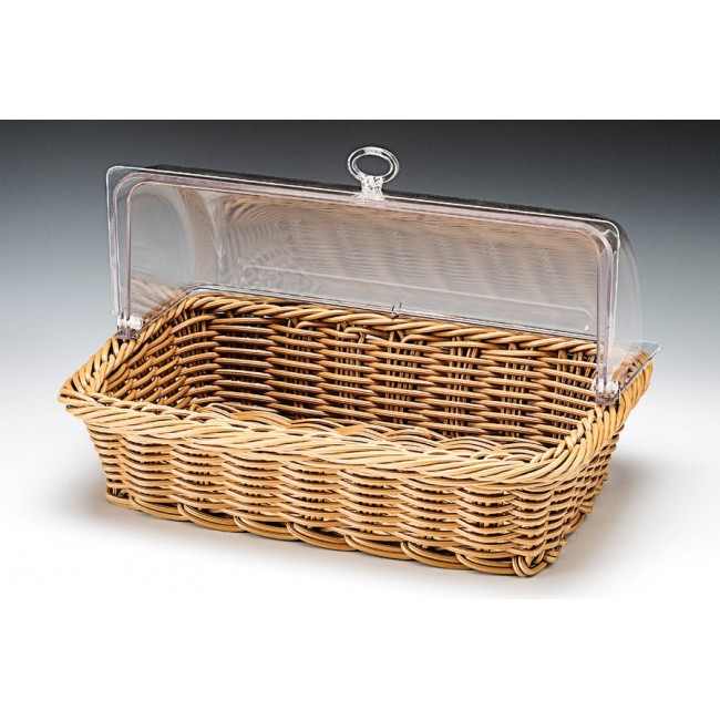 ZCP 662 POLYCARBONAT ROLLTOP KAPAKLI SEPET 44 X 29 H: 11 cm ZCP 662 POLYCARBONAT ROLLTOP KAPAKLI SEPET 44 X 29 H: 11 cm