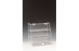 ZCP 340 POLYCARBONAT TEPSİLİ TEŞHİR STANDI 25 X 34 X H: 34 cm