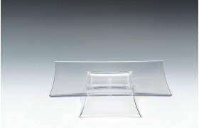 ZCP 627 – 1 POLYCARBONAT TEŞHİR STANDI 25 X 25 cm H: 7 cm