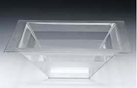 ZCP 471-1 POLYCARBONAT TEŞHİR KASE 44,5 x 44,5 x H:15,5 cm